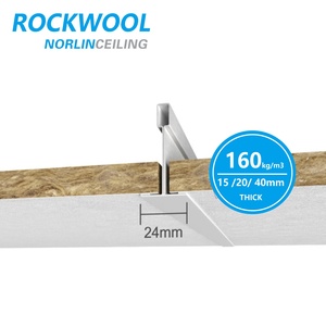 Paneles de Techo de Lana Mineral de Alta Absorción, Techo de Lana de Roca, Marca OEM, Directo de Fábrica China, <span class=keywords><strong>Celotex</strong></span> Suspendido en Ondas - Product Image 3