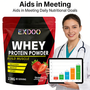 Yetişkinler İçin Süper Gıda Whey <span class=keywords><strong>Protein</strong></span> İzolat Tozu - Porsiyon Başına 50g+ <span class=keywords><strong>Protein</strong></span> İçeren Sporcu Besin Takviyesi Kas Gelişimi Desteği - Product Image 6