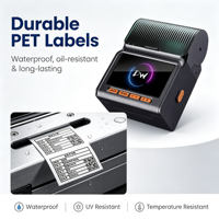 Imprimante d'étiquettes thermiques portable RFID étanche 4 pouces 300 DPI pour étiquettes de vêtements et de vente au détail