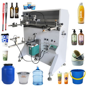 Máquina <span class=keywords><strong>de</strong></span> impresora <span class=keywords><strong>de</strong></span> pantalla <span class=keywords><strong>de</strong></span> un solo color semiautomática Tipo <span class=keywords><strong>de</strong></span> placa <span class=keywords><strong>de</strong></span> serigrafía <span class=keywords><strong>de</strong></span> gran tamaño para serigrafía <span class=keywords><strong>de</strong></span> cubo <span class=keywords><strong>de</strong></span> barril - Product Image 1