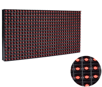 Module d'affichage LED modulaire rouge IP65 avec animation pour magasin de détail et centre commercial, signalétique extérieure personnalisable