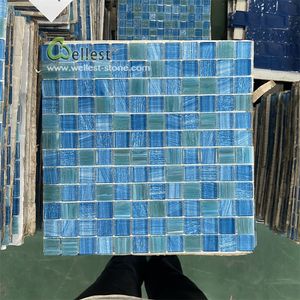 300*300mm <span class=keywords><strong>Carreaux</strong></span> de mosaïque en <span class=keywords><strong>verre</strong></span> <span class=keywords><strong>pour</strong></span> décoration murale intérieure Mosaïque de <span class=keywords><strong>verre</strong></span> <span class=keywords><strong>pour</strong></span> salle de bain - Product Image 1