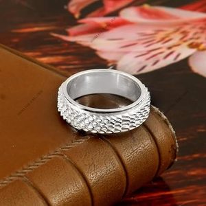 Anillo giratorio de trabajo grabado hecho a mano de Plata de Ley 925 para hombre, boda, uso diario, joyería de plata, anillo de dedo - Product Image 2