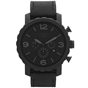 Reloj para Hombre con Esfera de Cronógrafo Extra Grande y Correa de Acero Inoxidable o Cuero - Product Image 3