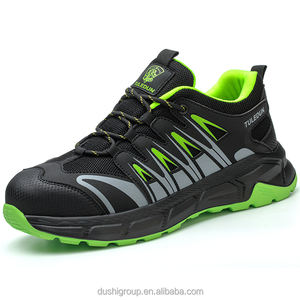 Anpassbare Großhandels-Sicherheitsschuhe mit Durchtrittschutz und Zehenschutz, grün, modisch, leicht, bequem, Sportschuhe - Product Image 5