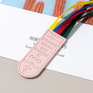 Customizable New PU Leather Bible Ribbon <strong>Bookmark</strong> Colorful Page Markers <strong>Cool</strong> <strong>Bookmarks</strong> for Gifts - Product Image 6