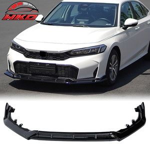 Compatible con Honda Civic 25-26, Estilo IKON, 3 Piezas, Spoiler Delantero para Parachoques, Negro Brillante, Accesorios Automotrices - Product Image 1