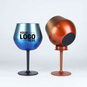 Detachable Dual-purpose Red Wine Goblet 470ml, 304 Stainless Steel Insulated Water Tumbler, Custom Logo Available Travel Cup - Product Image 2