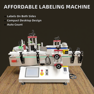 Etiquetadora Automática de Mesa Redonda Pequeña para Botellas Redondas y Cuadradas, Máquina Etiquetadora de Botellas de Vidrio para Cosméticos, Vino y Bebidas - Product Image 2