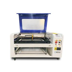 เครื่องแกะสลักเลเซอร์ซานตง 4060 6090 เครื่องตัดเลเซอร์ CO2 อุตสาหกรรมสำหรับแกะสลักหิน ไม้ แก้ว คริสตัล CNC แบบใช้น้ำ - Product Image 3