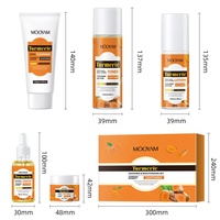 Ensembles de Soins Anti-Âge au Curcuma Biologique Formule Coréenne Marque Blanche pour la Beauté Herbale