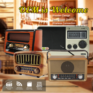 Radio Golon Rx-BT628S Oem de Bolsillo, Portátil, Mini, Antigua, Retro, de Madera, con Panel Solar, Transistor, USB, AM, FM, SW - Product Image 6
