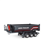 Huina 1509 1:18 Camion benne électrique en plastique pour travaux d'ingénierie, semi-remorque de transport, portée 20m, prêt à l'emploi