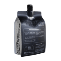 Pochette souple anti-fuite en plastique pour huile moteur 5 litres noire, 1L 3L 5L, emballage écologique pour huile moteur de voiture avec poignée