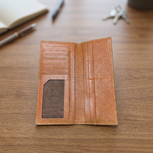 Handcrafted Crocodile Leather Long <b>Wallet</b>, High-End Men’s <b>Wallet</b> with Spacious Cash & Card Compartments - Product Image 2