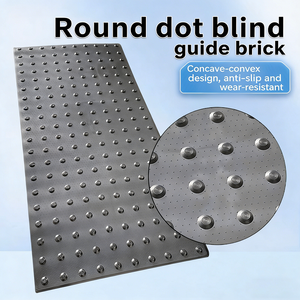 <span class=keywords><strong>Brique</strong></span> de guidage pour aveugles Duonik en PVC 8 mm, couleur personnalisée, imperméable et résistante à l'humidité, antidérapante, pour passage piétonnier - Product Image 2