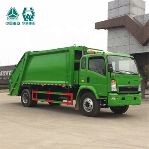 SINOTRUK HOWO 4X2 8 cbm compactador <span class=keywords><strong>de</strong></span> camión <span class=keywords><strong>de</strong></span> basura para la recogida <span class=keywords><strong>de</strong></span> residuos - Product Image 3