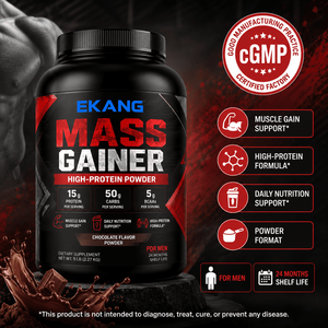 Fabriqué aux États-Unis, poudre de protéines pour la prise de masse de 5 lb, formule riche en protéines, complément de protéines de lactosérum pour la prise de masse musculaire et la nutrition quotidienne - Product Image 1