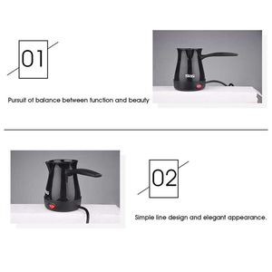 Cafetière turque électrique automatique 0,5 L, capacité inférieure, pour la préparation traditionnelle du café du Moyen-Orient - Product Image 2