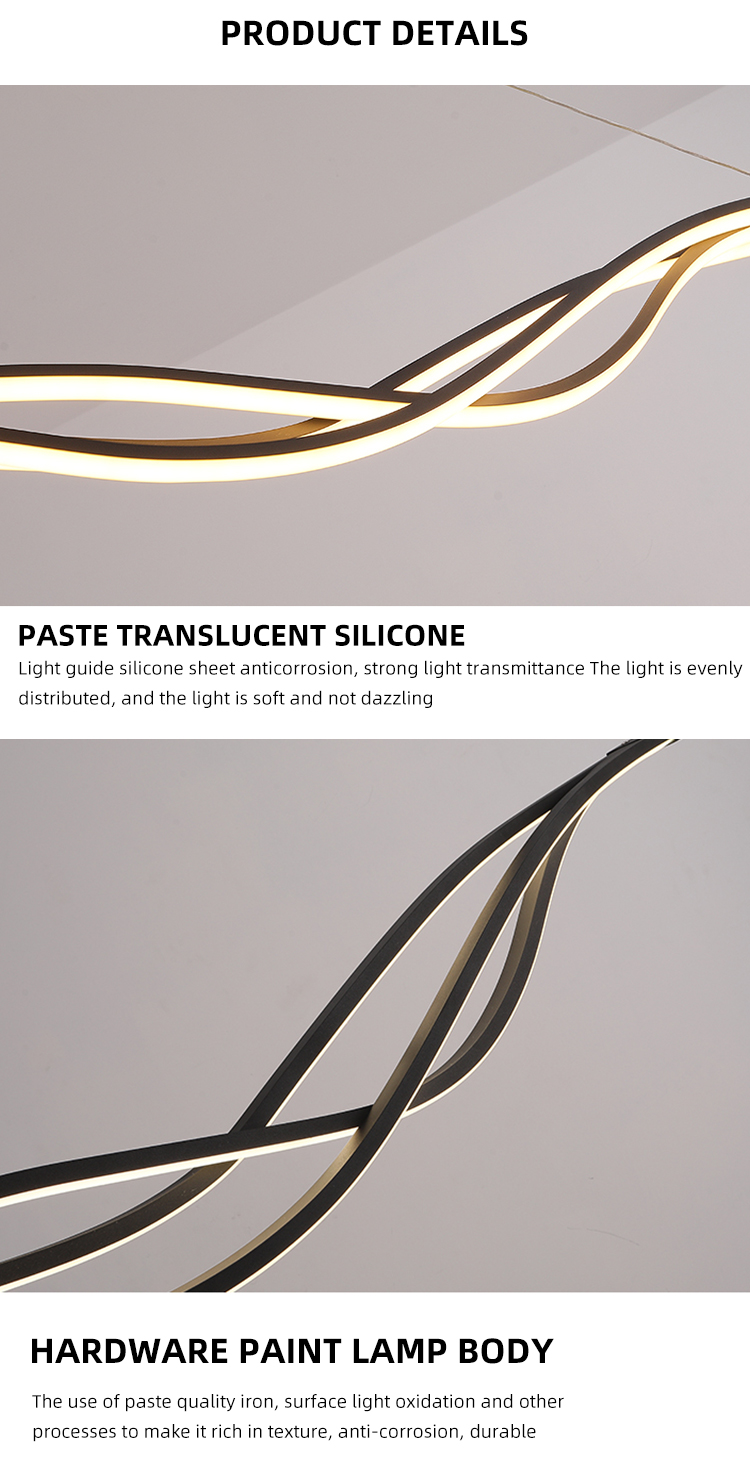 Newest Innovation Modern Decorative Room Home Indoor Lighting Aluminum Bedroom Led Chandelier Pendant Light