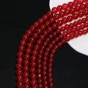 Groothandel Eénkleurige 8mm Ronde Glazen Kralen Pure Kleur Losse Kralen voor DIY Sieraden maken China Opp Zak Verpakking - Product Image 3