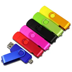 Bulk Swivel OTG High Speed USB 3.0 2.0 USB Flash Drive For Mobile Phones And Computer Dual USB Flash Drives