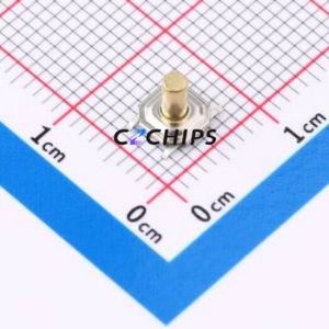 TS-1076S-A15B3 Tactile Switch SMD-4P,5.2x5.2mm Switch Single Pole Single Throw Round Button 5.2mm 5.2mm - Product Image 1