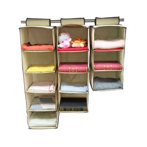 Organisateur de couches pour bébé, portable, grand, pliable, 3 niveaux, organisateur suspendu, 30x30x80cm, organisateur pour poussette - Product Image 4