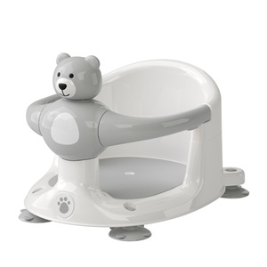 Soporte de Baño para Bebé con Diseño de Oso, Asiento Antideslizante Elevado 5 cm para Bebés de 0 a 12 Meses, Material PP - Product Image 4