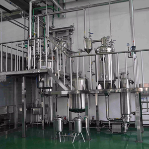 Concentrateur de confiture d'eau de <span class=keywords><strong>miel</strong></span> de <span class=keywords><strong>lait</strong></span> de qualité alimentaire Évaporation d'huile d'alcool Évaporateur sous vide à effets multiples - Product Image 1