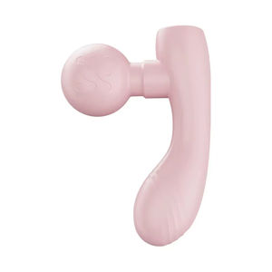 Offre Spéciale Mini pistolet de Fascia à double extrémité portable à 4 vitesses conception silencieuse pour la relaxation musculaire du corps entier soulagement des vibrations de profondeur - Product Image 1