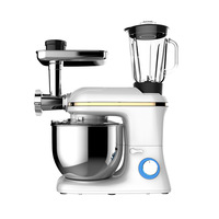 3-in-1 5l 6l 7l 8l Anpassbarer Standmixer Elektrischer Planetenrührer für die Küche mit Fleischzerkleinerer Kuchenrührgerät zum Backen
