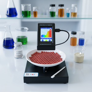 Spectrophotomètre Sensegood 400-700nm, résolution 1nm, mesure de la couleur pour échantillons solides, liquides, poudres et pâtes - Product Image 2