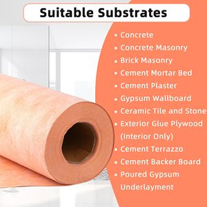 Underlayment เมมเบรนกันน้ำห้องน้ำห้องครัวซาวน่าและพื้นที่เปียก - Product Image 3