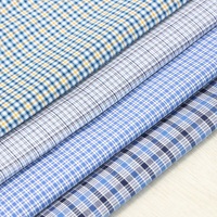 Tissu 2023 Offre Spéciale coton biologique teint à carreaux pour chemises et vêtements