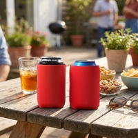 Support de canette de bière personnalisé en néoprène, manchon isotherme pour canette, motif camouflage uni personnalisé, supports de canette pour la pêche
