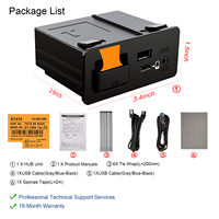 Kit de rétrofit CarPlay et Android Auto pour Mazda, TK78-66-9U0C Hub multimédia OEM compatible avec le système MZD Connect, compatible avec Mazda 2/3/6