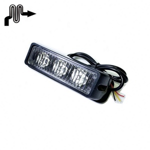 3leds led porte de voiture d'avertissement clignotant 12V led boîte à lumière flash - Product Image 2