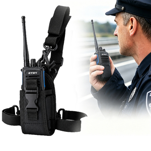 Bolsa de Pecho para Walkie Talkie, Correa de Hombro de Nailon, Funda Colgante para Radio Bidireccional, Bolsa de Transporte Táctica, Kit de Arnés para Radio - Product Image 4