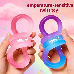 ของเล่นบิดเปลี่ยนสีตามอุณหภูมิ ยี่ห้อ Tangl ของเล่นดนตรีสำหรับเด็กสมาธิสั้น ของเล่นบีบคลายเครียดเรืองแสง ของเล่นยอดฮิตในอินเทอร์เน็ต - Product Image 1