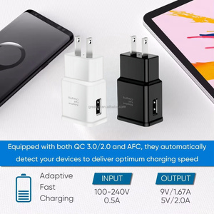 US EU UK Original 15W <span class=keywords><strong>Chargeur</strong></span> 9V1.67A 5V2A QC 3.0 Usb <span class=keywords><strong>Chargeur</strong></span> rapide pour <span class=keywords><strong>Samsung</strong></span> S6 <span class=keywords><strong>S7</strong></span> s8 s10 Adaptateur de voyage USB mural rapide - Product Image 2