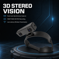 Module de caméra stéréoscopique 3D binoculaire Hampo 2MP USB2.0 WiFi M12 à mise au point fixe, obturateur global, IMU, 30fps, caméra de vision robotique pour SLAM