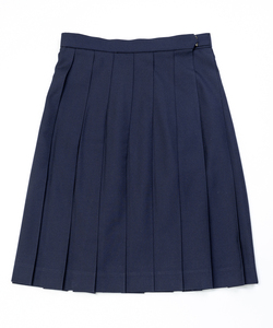 Jupes d'uniforme scolaire pour femmes de qualité exceptionnelle, C8-Navy, 16 plis, respirantes, anti-froissement, fermeture éclair solide, style japonais, longueur genou - Product Image 3