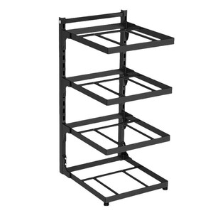 Étagère de rangement de cuisine à plusieurs niveaux, 4 étages, en acier carbone, organisateur sous l'évier pour casseroles et poêles - Product Image 5