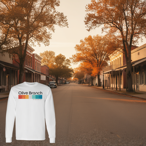 T-shirt a maniche lunghe retrò Olive Branch Mississippi Usa - Product Image 3