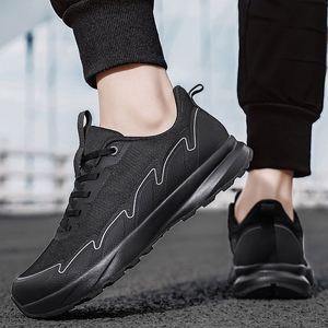 Chaussures de sport légères et amortissantes pour hommes, baskets de course décontractées, logo personnalisé, usine OEM - Product Image 3