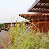 Quacent Support Design Villa en bois moderne de luxe, Maison préfabriquée, Hôtel de villégiature, Bungalow, Chalet, Cabane, Appartement