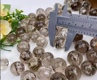 Esfera de Cuarzo Ahumado Natural Letsun, Superficie Pulida, Adorno Decorativo y Curativo, Venta al por Mayor de Jiangsu