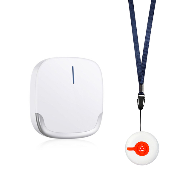 CATEL Wireless Caregiver Pager Wireless Nurse Call System  Waterproof Call Button Alert for Home Elderly Patient Disabled