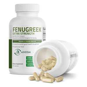 Suplementos Alimenticios, Cápsulas de Extracto de Semilla de Fenogreco, Cápsulas de Fenogreco Vegertarin, Cápsulas Duras para el Desarrollo de la Inmunidad - Product Image 1
